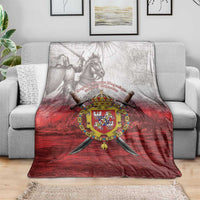 Polish-Lithuanian Commonwealth Blanket Medieval Royal Coat Of Arms Heritage