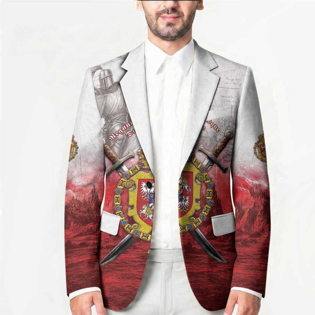 Polish-Lithuanian Commonwealth Blazer Medieval Royal Coat Of Arms Heritage