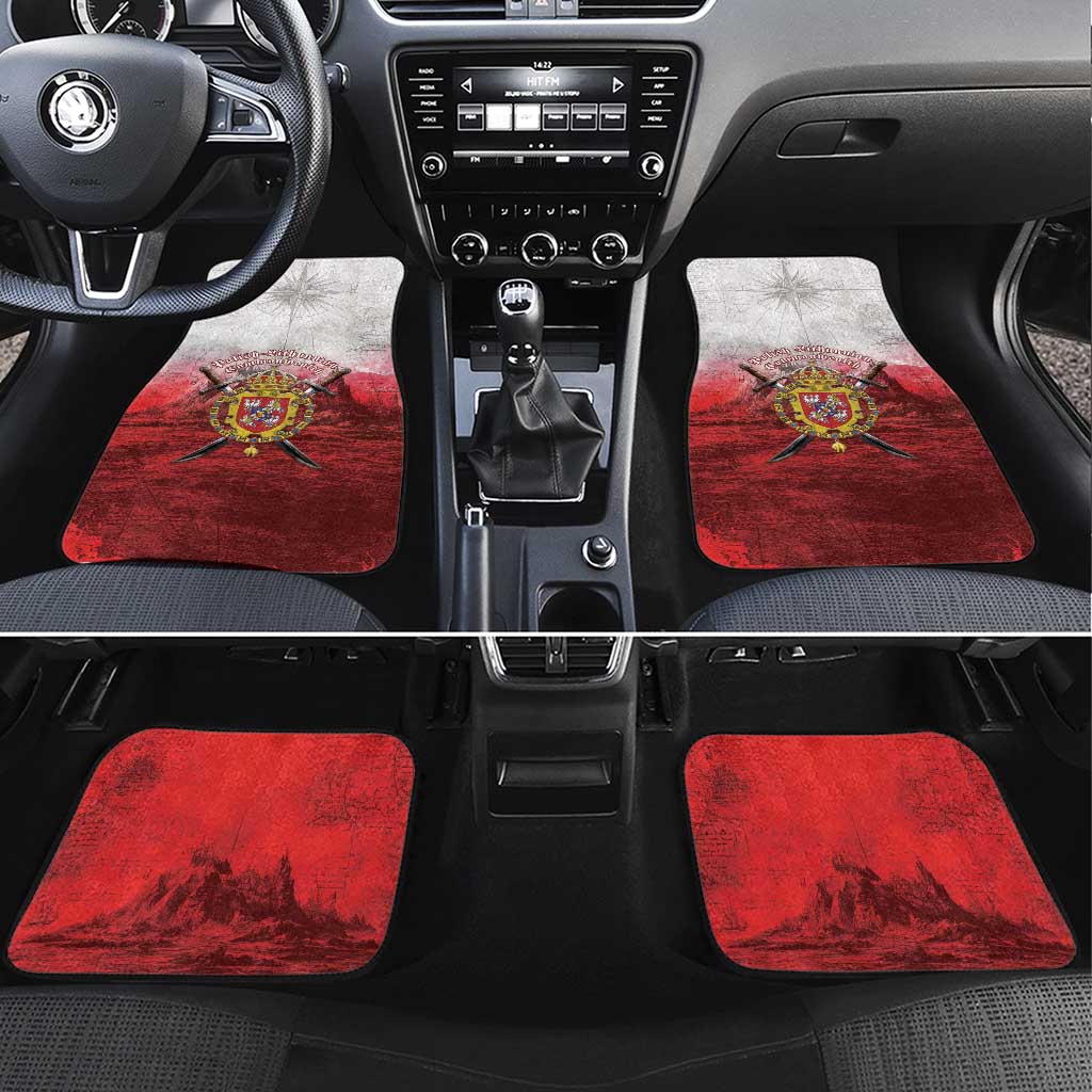 Polish-Lithuanian Commonwealth Car Mats Medieval Royal Coat Of Arms Heritage