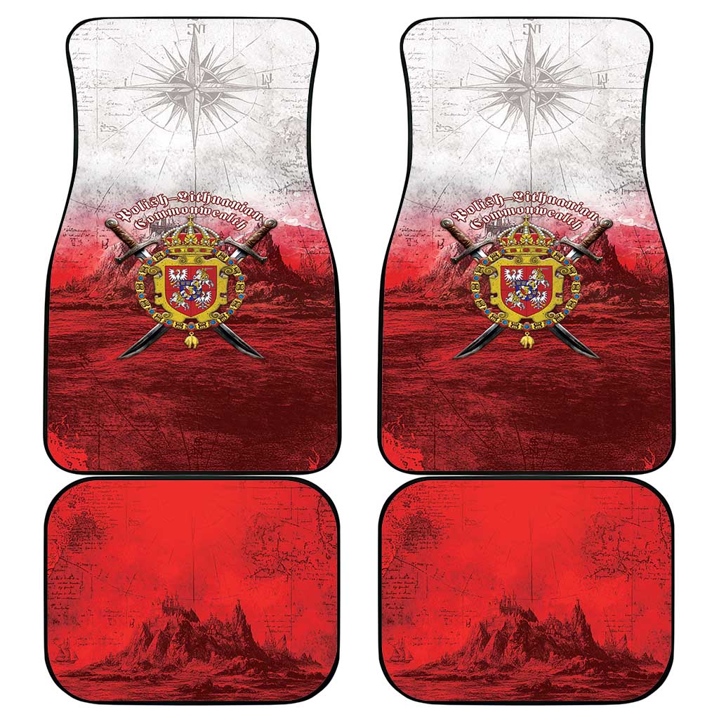 Polish-Lithuanian Commonwealth Car Mats Medieval Royal Coat Of Arms Heritage
