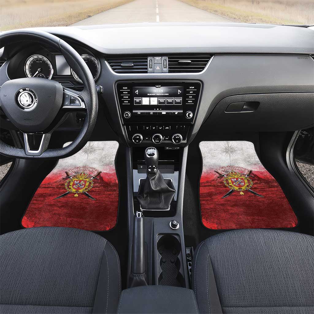 Polish-Lithuanian Commonwealth Car Mats Medieval Royal Coat Of Arms Heritage