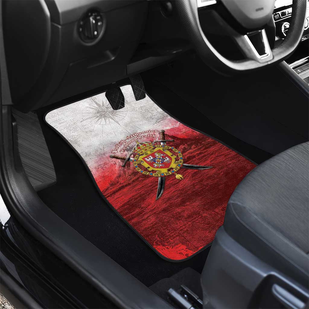 Polish-Lithuanian Commonwealth Car Mats Medieval Royal Coat Of Arms Heritage