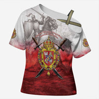 Polish-Lithuanian Commonwealth Cross Shoulder Shirt Medieval Royal Coat Of Arms Heritage