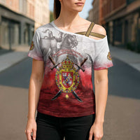 Polish-Lithuanian Commonwealth Cross Shoulder Shirt Medieval Royal Coat Of Arms Heritage