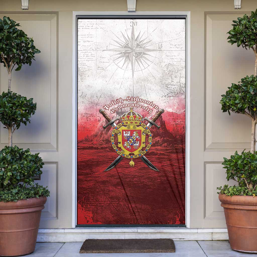 Polish-Lithuanian Commonwealth Door Cover Medieval Royal Coat Of Arms Heritage