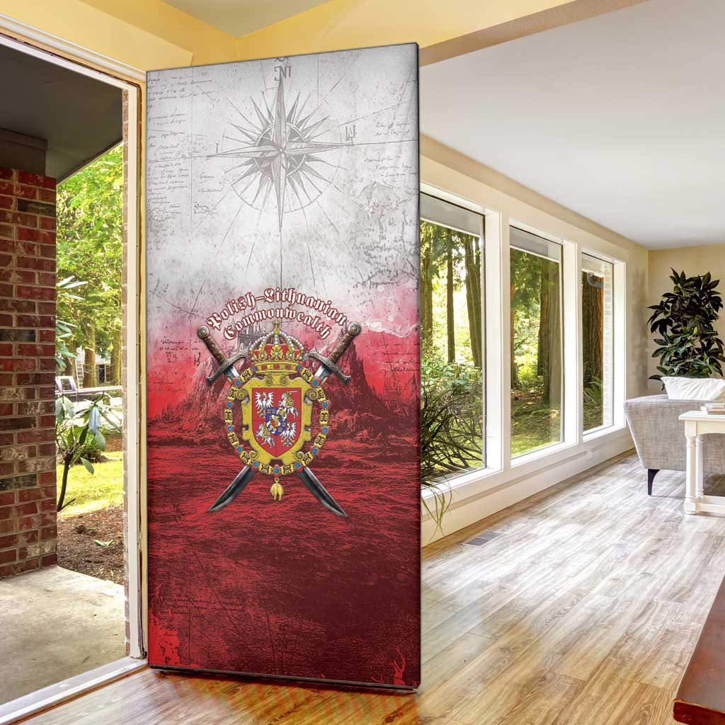Polish-Lithuanian Commonwealth Door Cover Medieval Royal Coat Of Arms Heritage