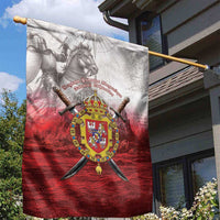 Polish-Lithuanian Commonwealth Garden Flag Medieval Royal Coat Of Arms Heritage