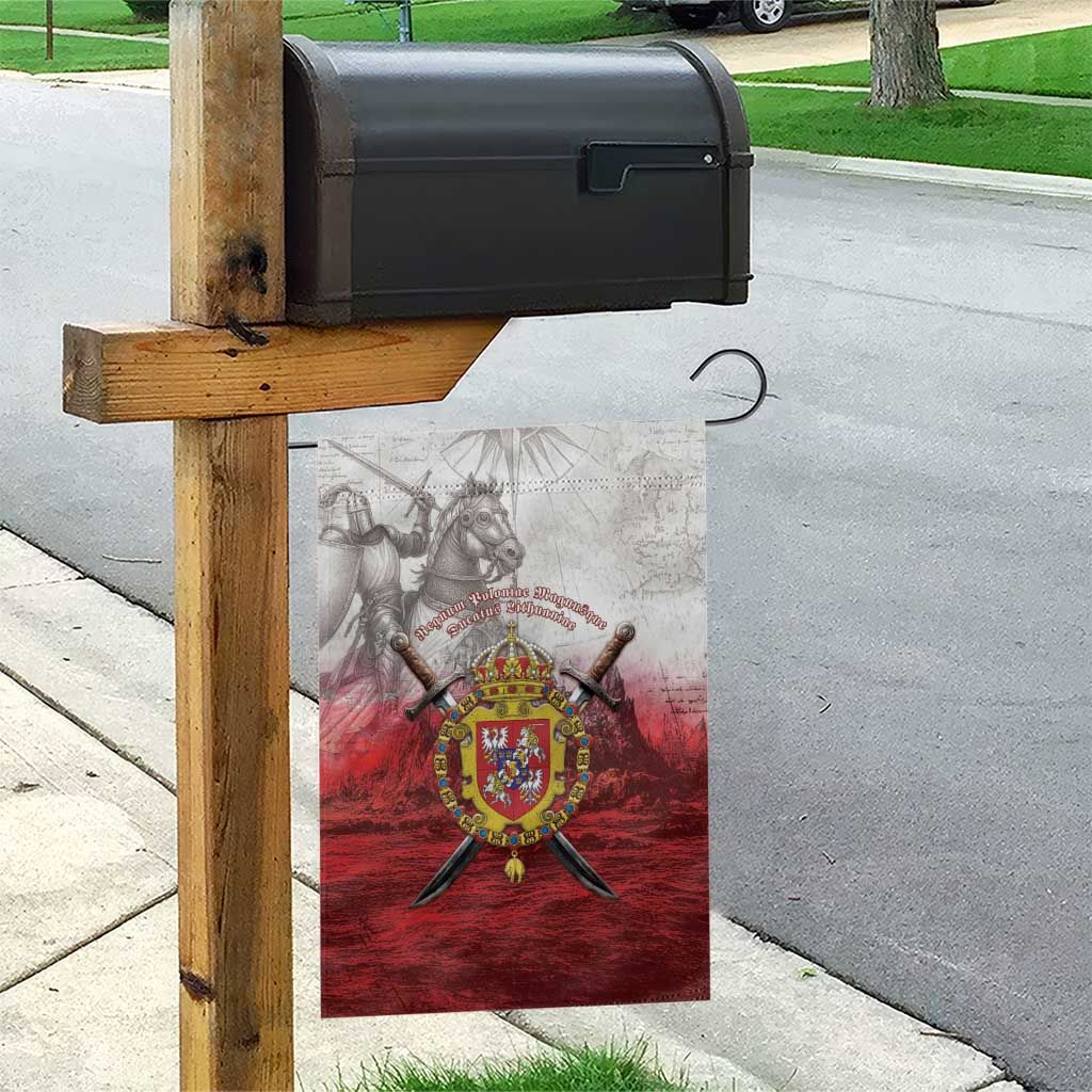 Polish-Lithuanian Commonwealth Garden Flag Medieval Royal Coat Of Arms Heritage