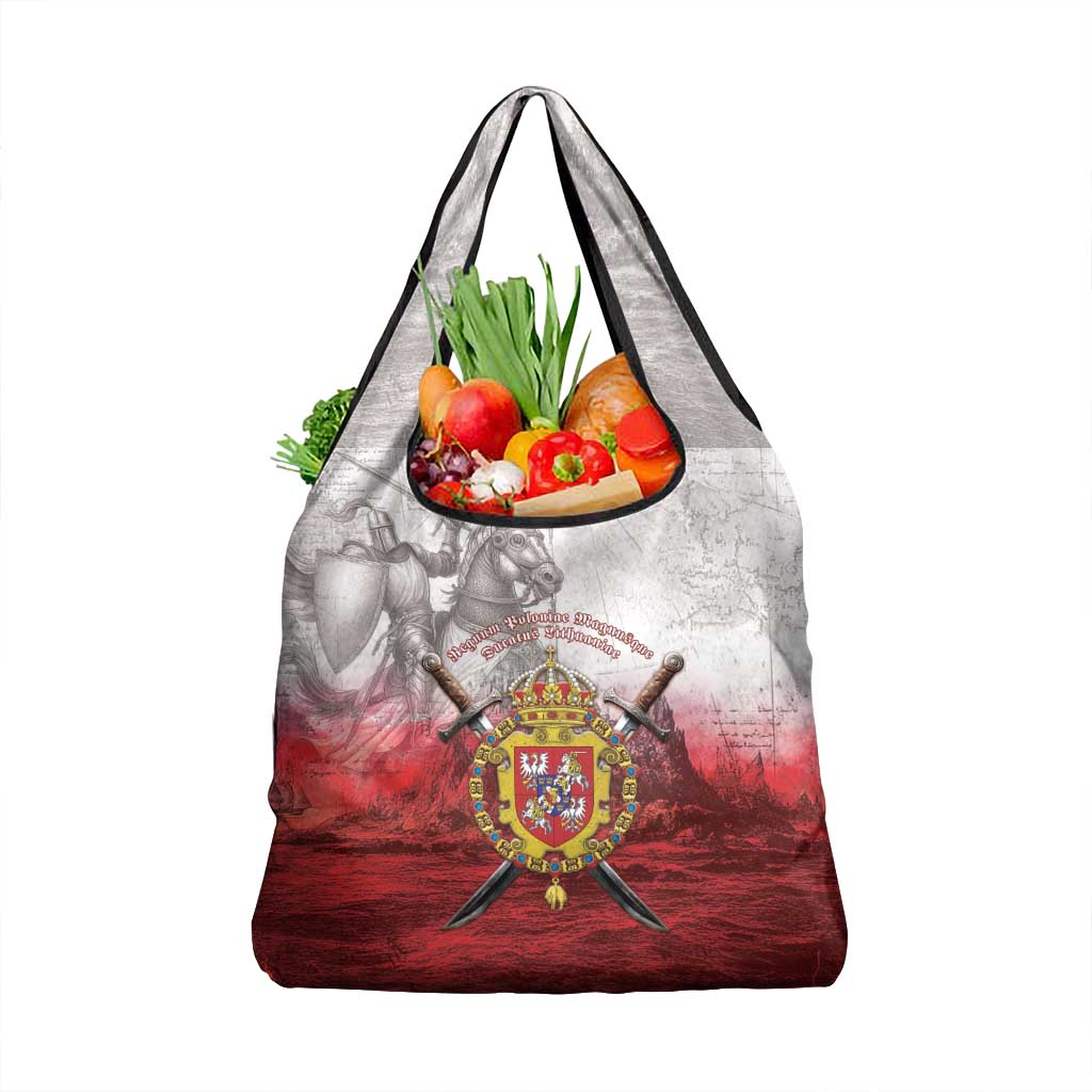 Polish-Lithuanian Commonwealth Grocery Bag Medieval Royal Coat Of Arms Heritage