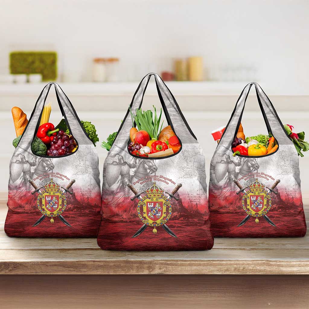 Polish-Lithuanian Commonwealth Grocery Bag Medieval Royal Coat Of Arms Heritage