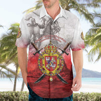 Polish-Lithuanian Commonwealth Hawaiian Shirt Medieval Royal Coat Of Arms Heritage