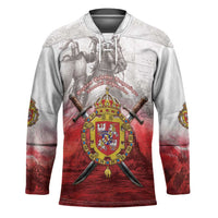 Polish-Lithuanian Commonwealth Hockey Jersey Medieval Royal Coat Of Arms Heritage
