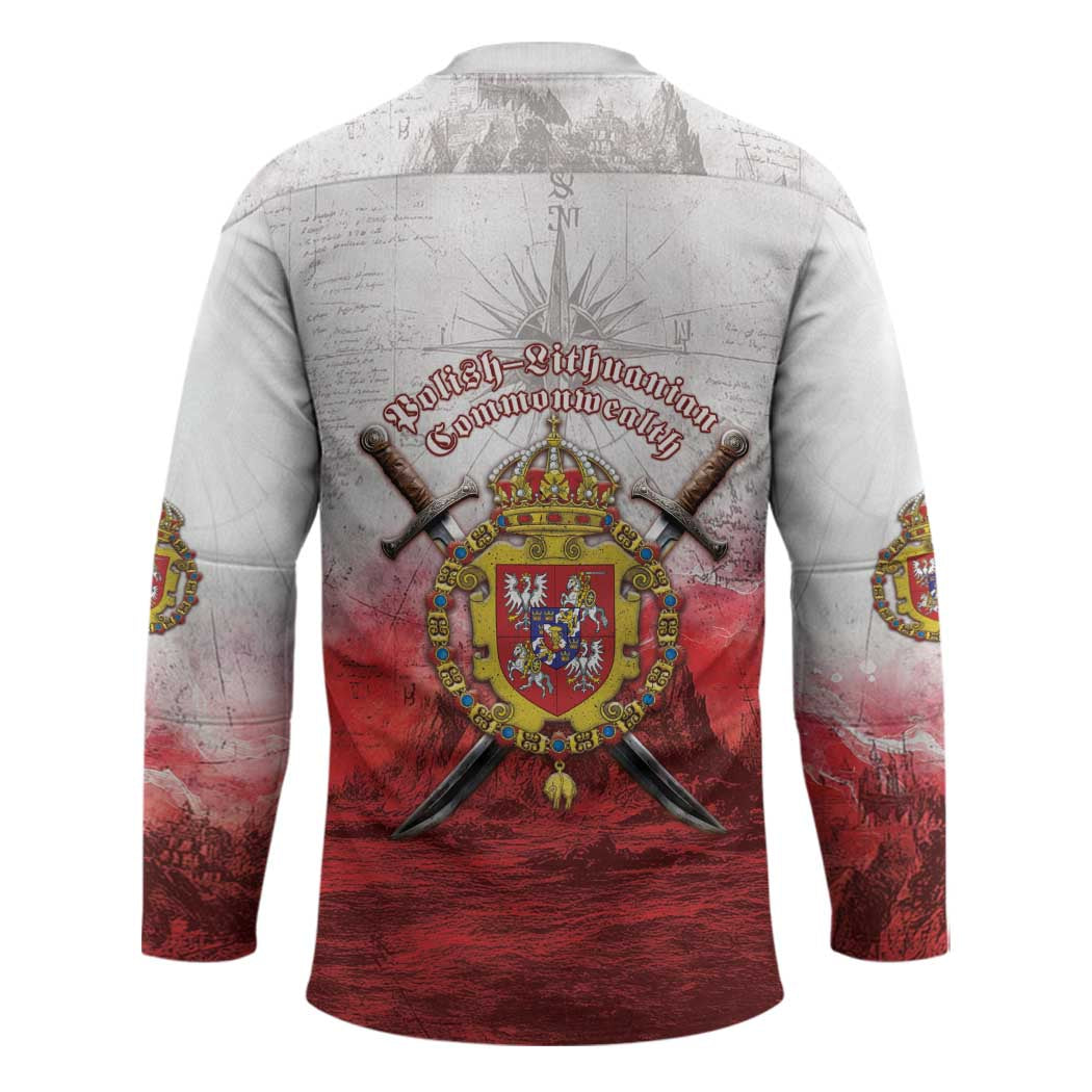 Polish-Lithuanian Commonwealth Hockey Jersey Medieval Royal Coat Of Arms Heritage