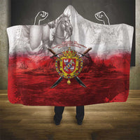 Polish-Lithuanian Commonwealth Hooded Blanket Medieval Royal Coat Of Arms Heritage