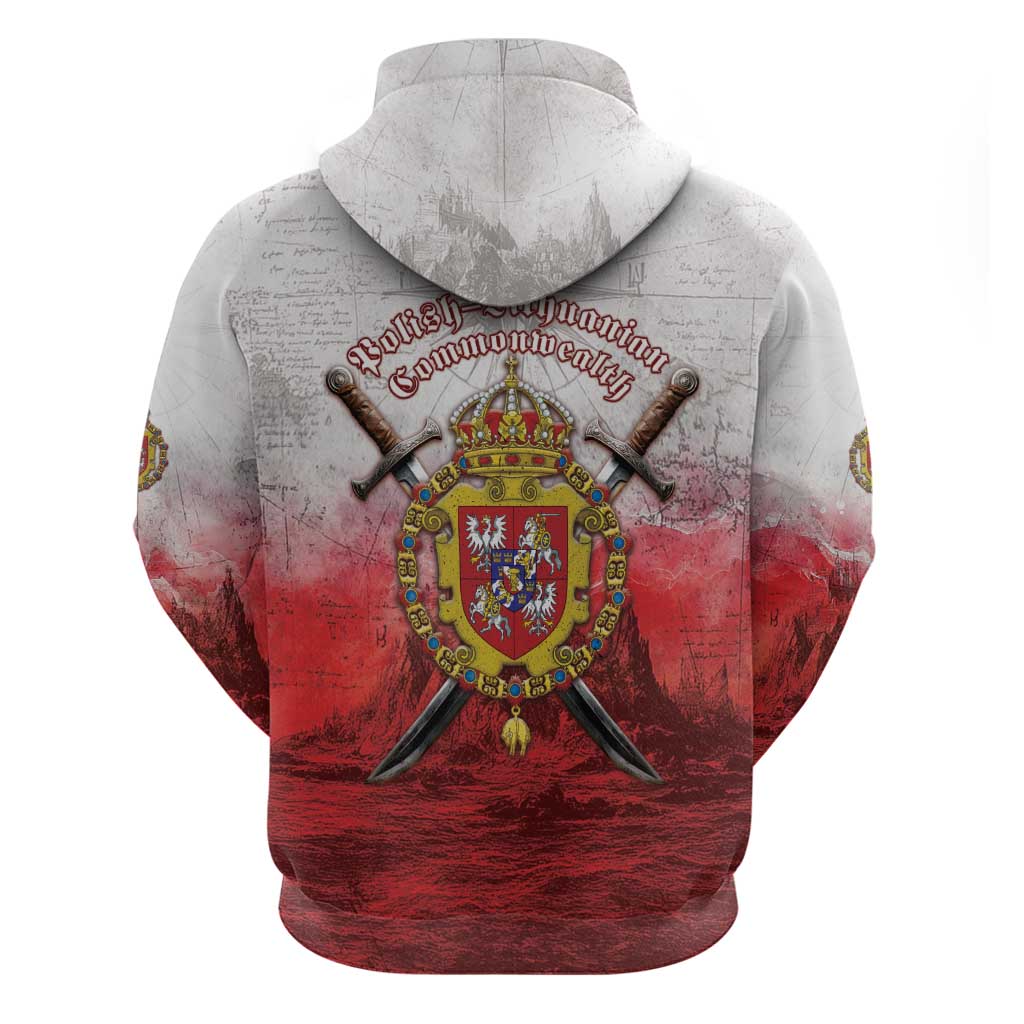 Polish-Lithuanian Commonwealth Hoodie Medieval Royal Coat Of Arms Heritage