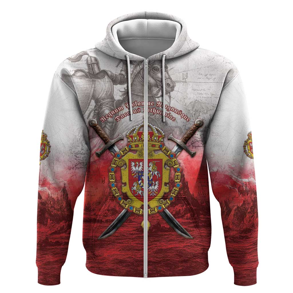 Polish-Lithuanian Commonwealth Hoodie Medieval Royal Coat Of Arms Heritage