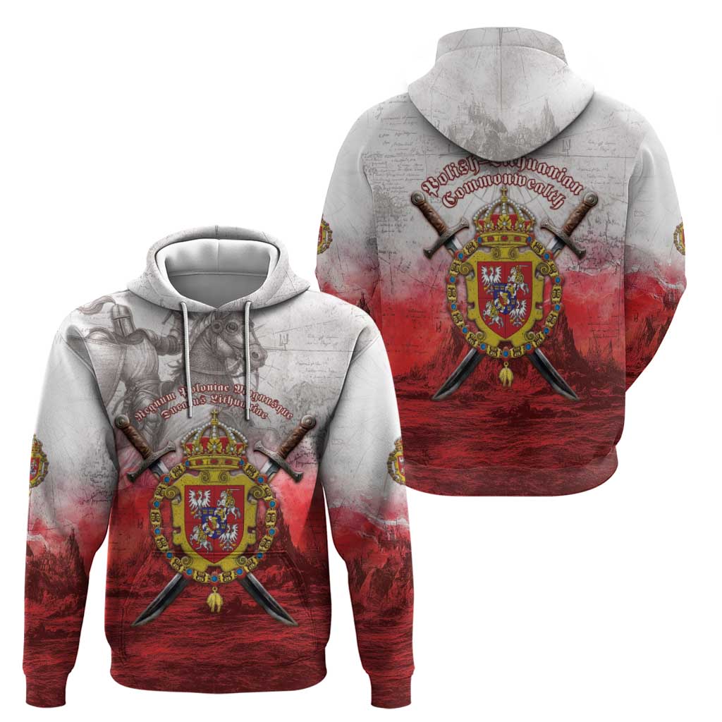 Polish-Lithuanian Commonwealth Hoodie Medieval Royal Coat Of Arms Heritage