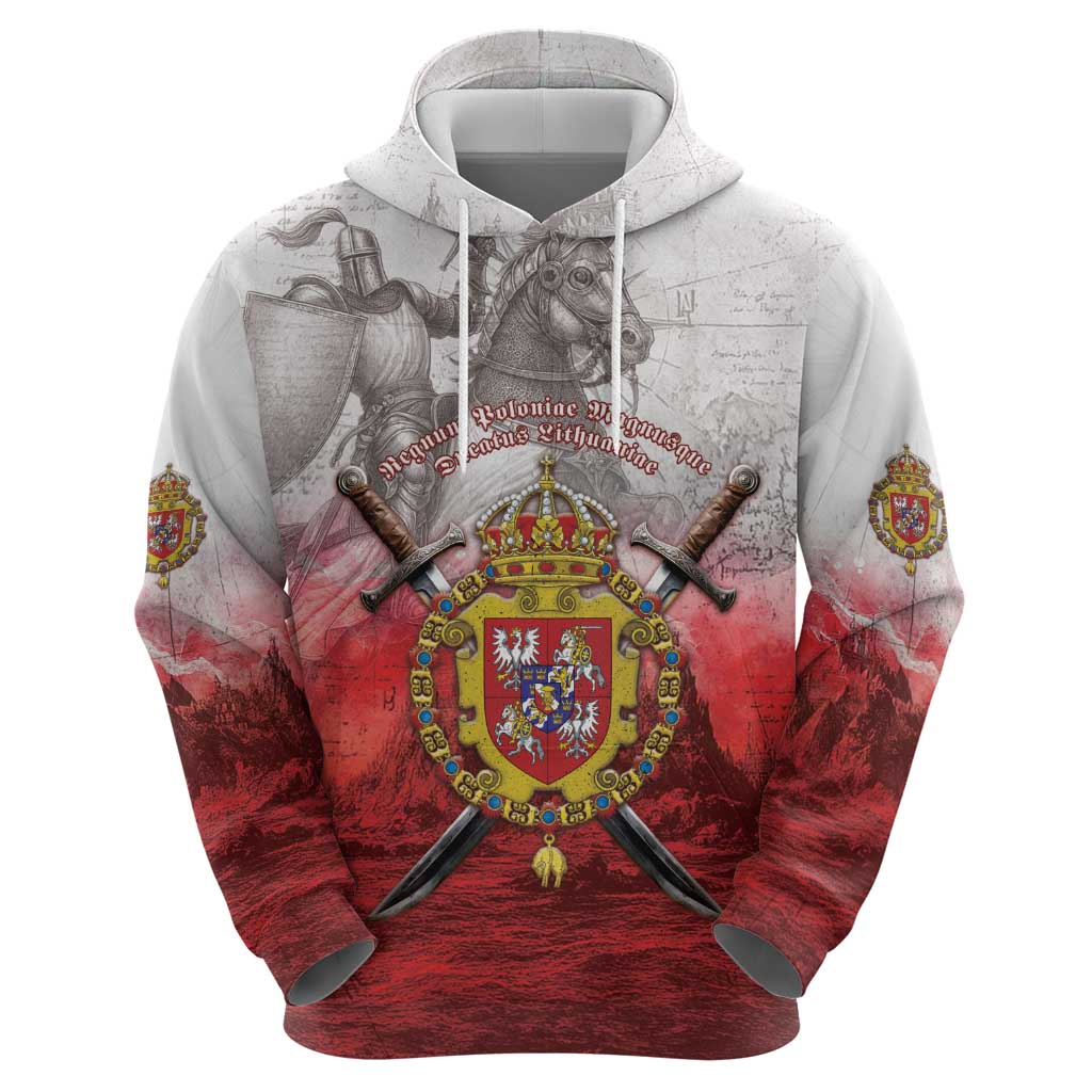 Polish-Lithuanian Commonwealth Hoodie Medieval Royal Coat Of Arms Heritage