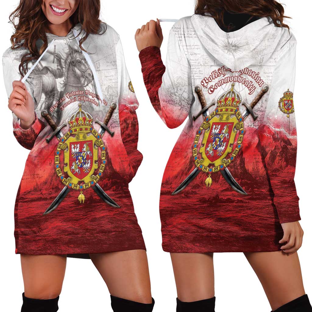Polish-Lithuanian Commonwealth Hoodie Dress Medieval Royal Coat Of Arms Heritage