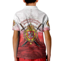 Polish-Lithuanian Commonwealth Kid Polo Shirt Medieval Royal Coat Of Arms Heritage