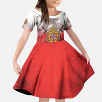 Polish-Lithuanian Commonwealth Kid Short Sleeve Dress Medieval Royal Coat Of Arms Heritage
