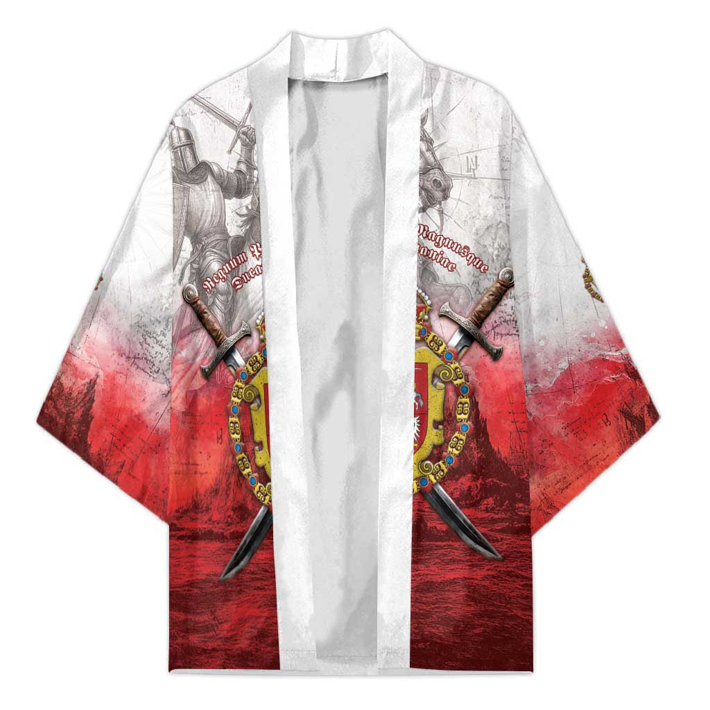 Polish-Lithuanian Commonwealth Kimono Medieval Royal Coat Of Arms Heritage