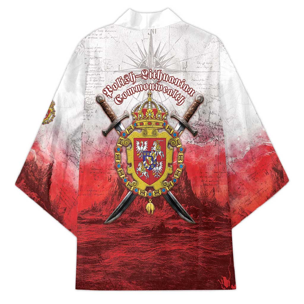 Polish-Lithuanian Commonwealth Kimono Medieval Royal Coat Of Arms Heritage