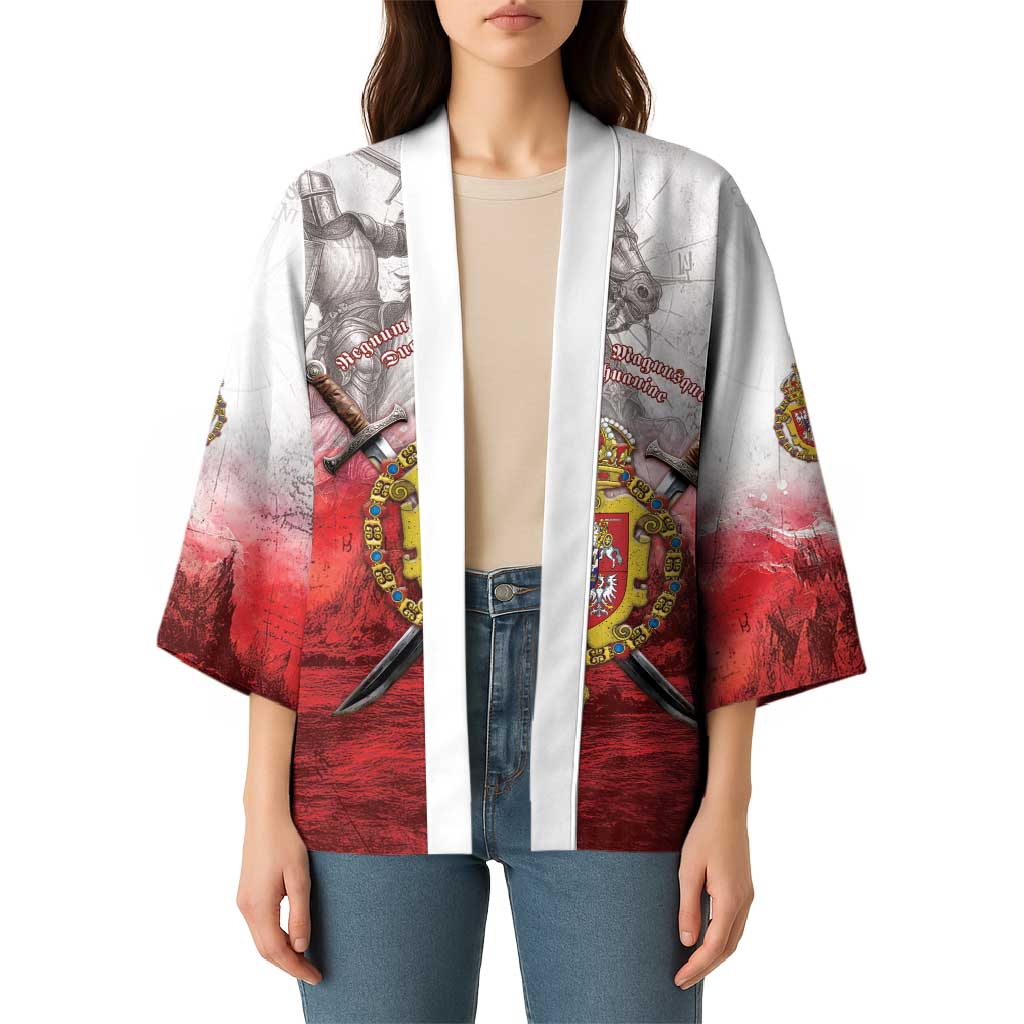 Polish-Lithuanian Commonwealth Kimono Medieval Royal Coat Of Arms Heritage