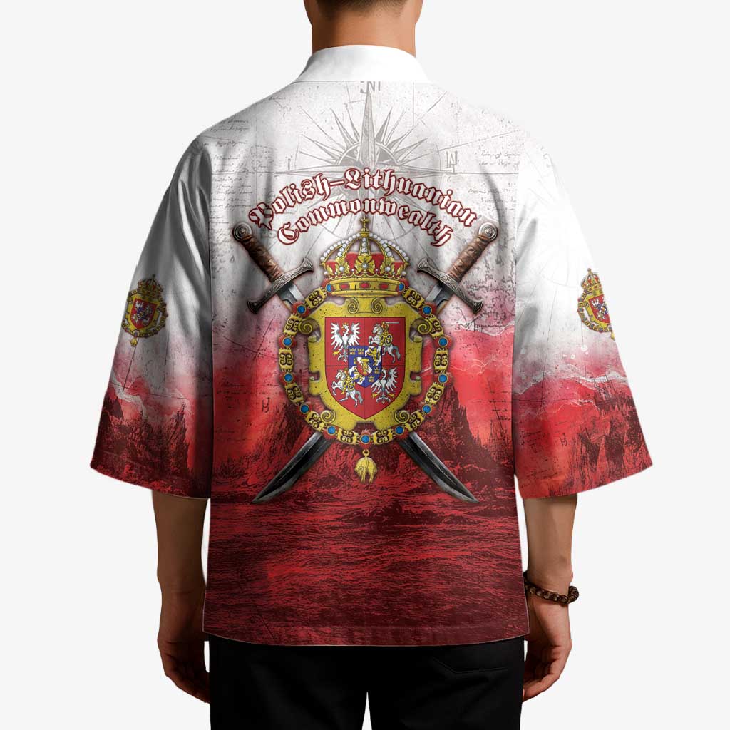 Polish-Lithuanian Commonwealth Kimono Medieval Royal Coat Of Arms Heritage