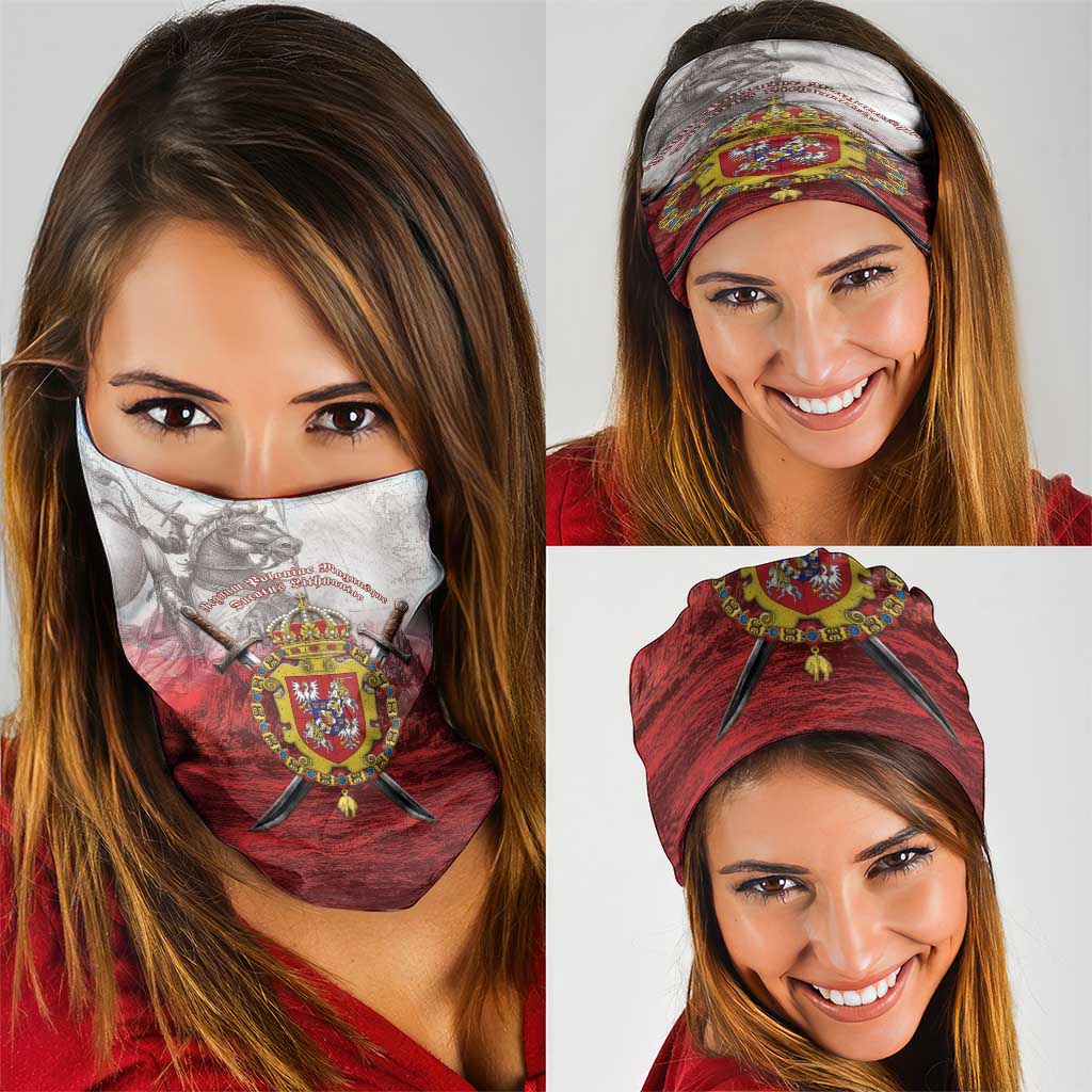 Polish-Lithuanian Commonwealth Neck Gaiter Medieval Royal Coat Of Arms Heritage