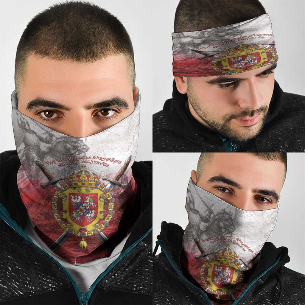 Polish-Lithuanian Commonwealth Neck Gaiter Medieval Royal Coat Of Arms Heritage