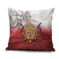 Polish-Lithuanian Commonwealth Pillow Cover Medieval Royal Coat Of Arms Heritage
