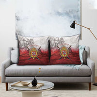 Polish-Lithuanian Commonwealth Pillow Cover Medieval Royal Coat Of Arms Heritage
