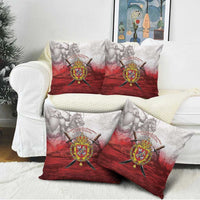 Polish-Lithuanian Commonwealth Pillow Cover Medieval Royal Coat Of Arms Heritage