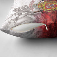 Polish-Lithuanian Commonwealth Pillow Cover Medieval Royal Coat Of Arms Heritage