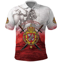 Polish-Lithuanian Commonwealth Polo Shirt Medieval Royal Coat Of Arms Heritage
