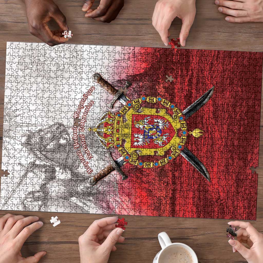 Polish-Lithuanian Commonwealth Puzzle Medieval Royal Coat Of Arms Heritage