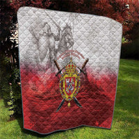 Polish-Lithuanian Commonwealth Quilt Medieval Royal Coat Of Arms Heritage