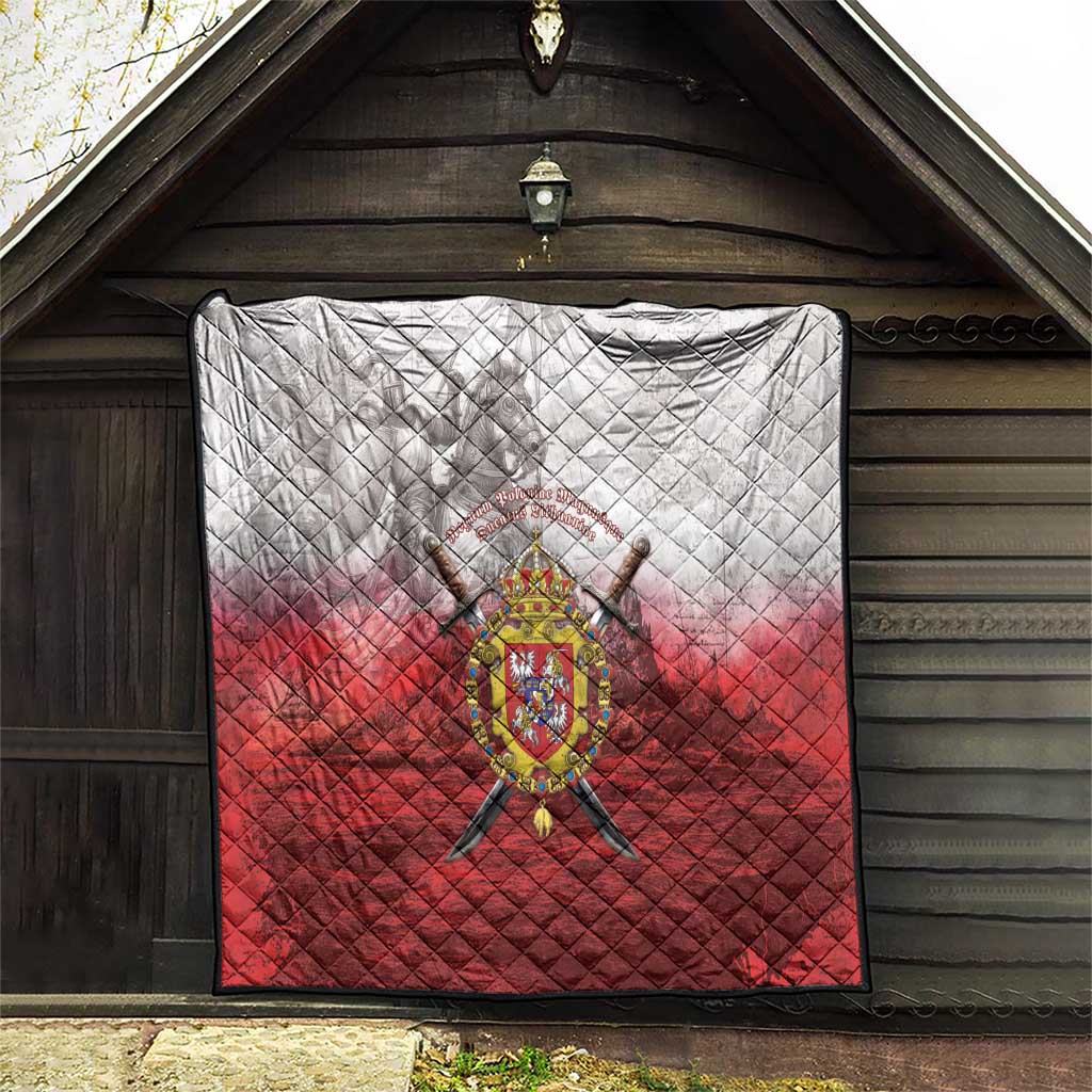 Polish-Lithuanian Commonwealth Quilt Medieval Royal Coat Of Arms Heritage