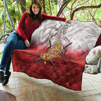 Polish-Lithuanian Commonwealth Quilt Medieval Royal Coat Of Arms Heritage