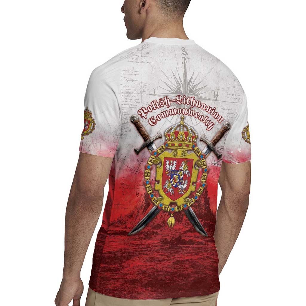 Polish-Lithuanian Commonwealth Rugby Jersey Medieval Royal Coat Of Arms Heritage