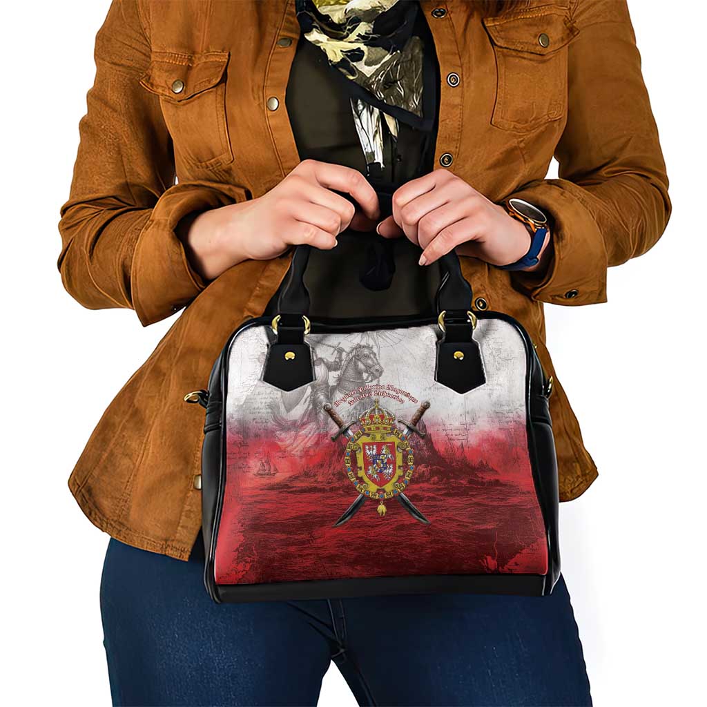 Polish-Lithuanian Commonwealth Shoulder Handbag Medieval Royal Coat Of Arms Heritage
