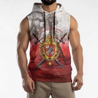 Polish-Lithuanian Commonwealth Sleeveless Hoodie Medieval Royal Coat Of Arms Heritage