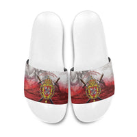 Polish-Lithuanian Commonwealth Slide Sandals Medieval Royal Coat Of Arms Heritage