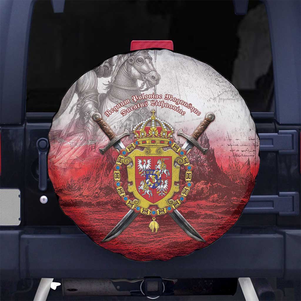 Polish-Lithuanian Commonwealth Spare Tire Cover Medieval Royal Coat Of Arms Heritage