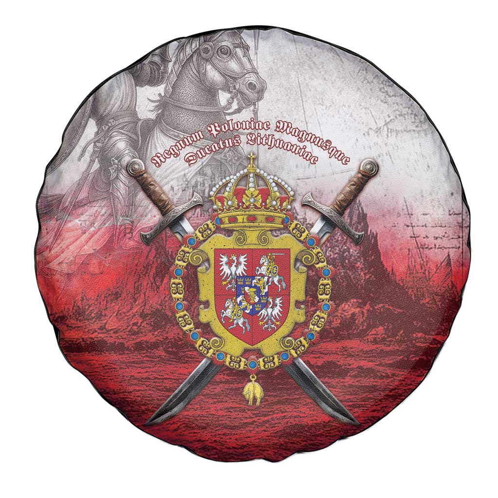 Polish-Lithuanian Commonwealth Spare Tire Cover Medieval Royal Coat Of Arms Heritage