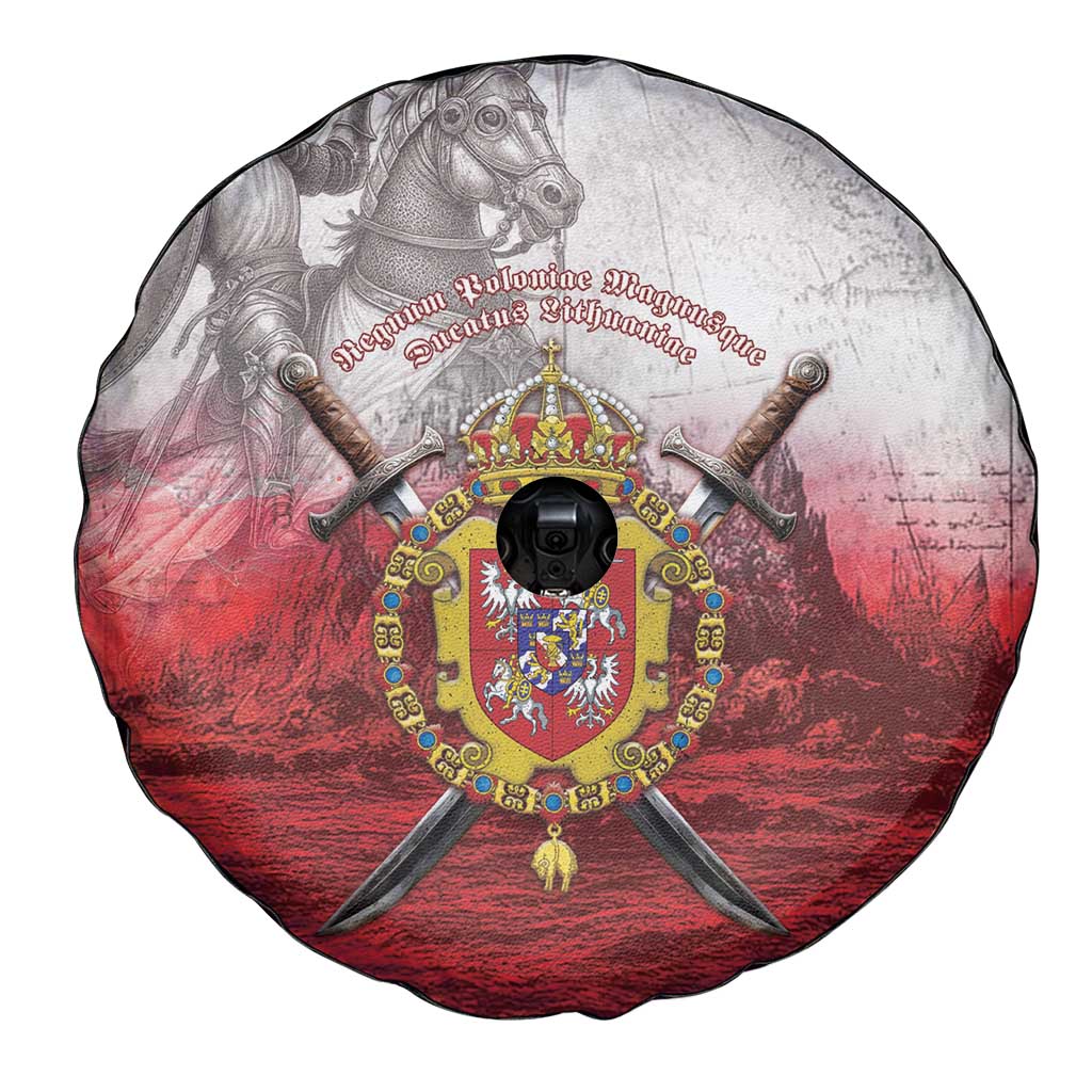 Polish-Lithuanian Commonwealth Spare Tire Cover Medieval Royal Coat Of Arms Heritage