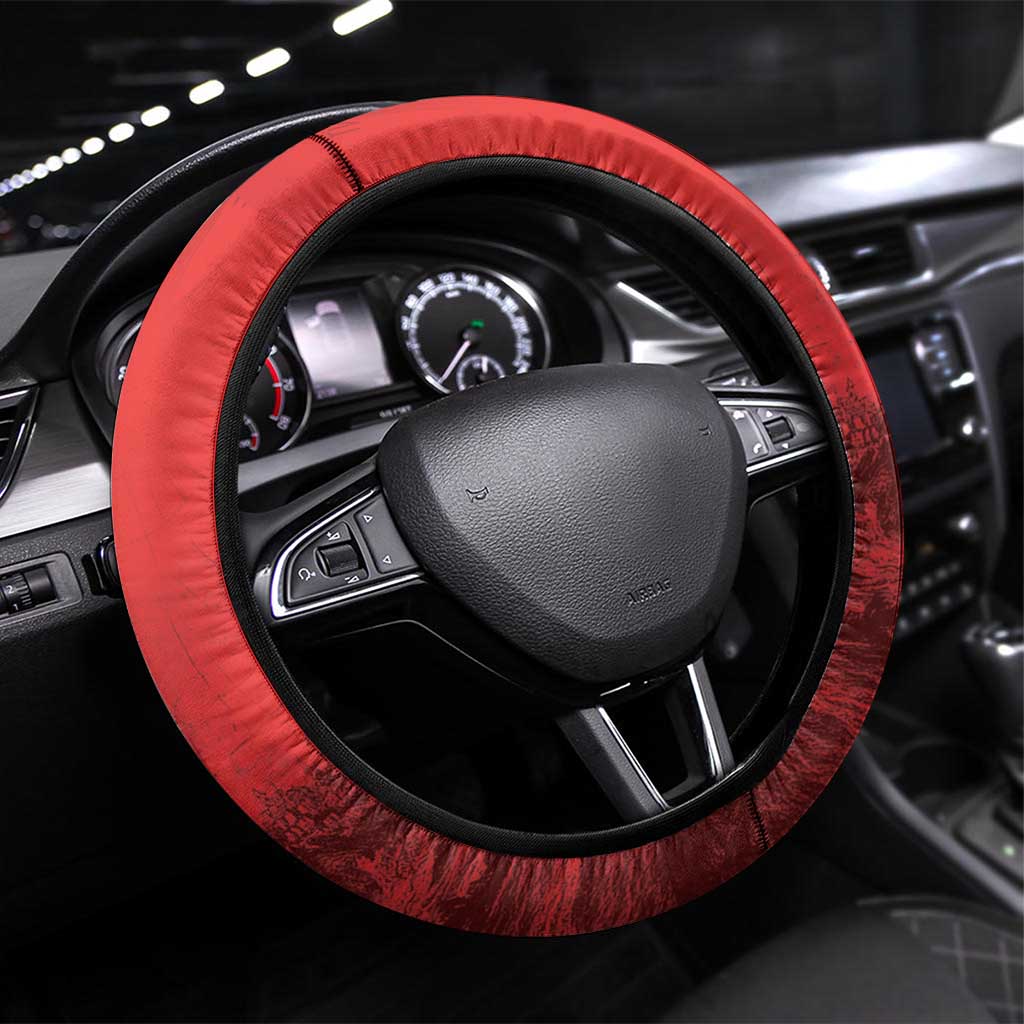 Polish-Lithuanian Commonwealth Steering Wheel Cover Medieval Royal Coat Of Arms Heritage