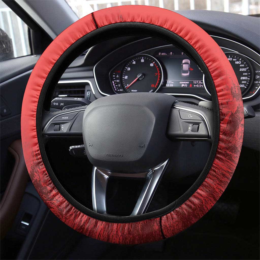 Polish-Lithuanian Commonwealth Steering Wheel Cover Medieval Royal Coat Of Arms Heritage
