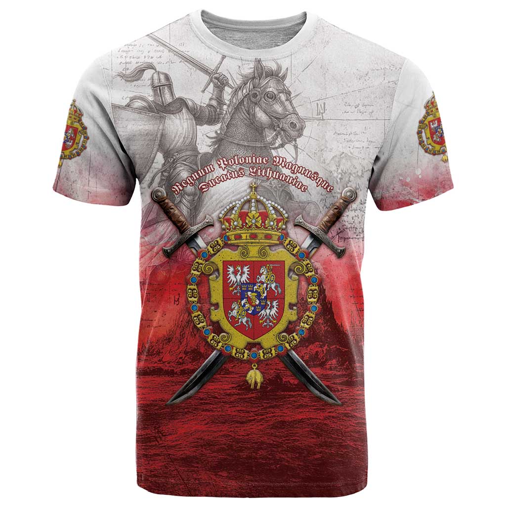 Polish-Lithuanian Commonwealth T Shirt Medieval Royal Coat Of Arms Heritage